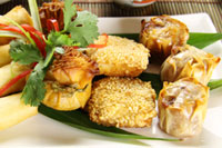Collection of asian appetizers recipes