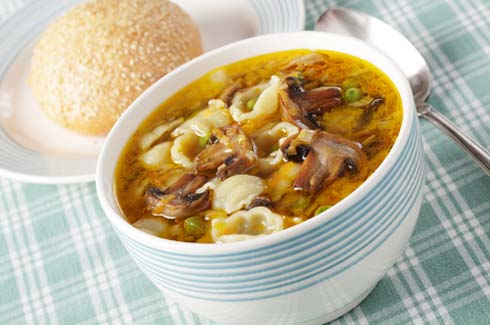 Delicious mushroom soups