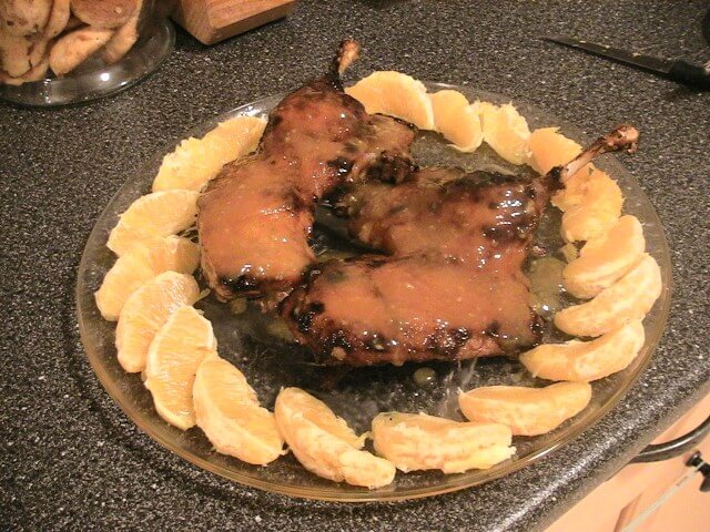 Roast Duck With Orange Sauce Recipe | CDKitchen.com
