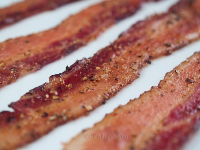 Oven Baked Pepper Bacon Recipe CDKitchen