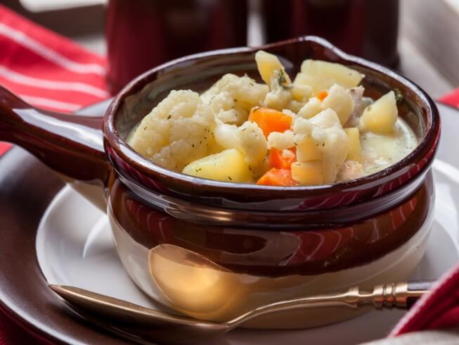 Creamy Cauliflower And Potato Soup Recipe