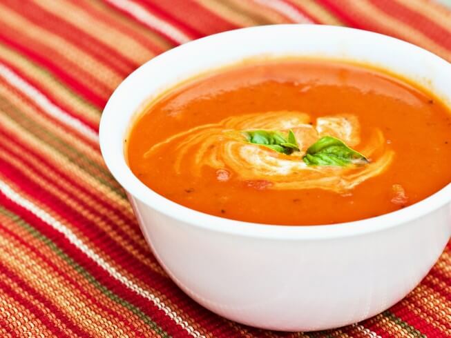 Copycat Saks Fifth Avenue's Tomato-Basil Bisque Recipe | CDKitchen.com