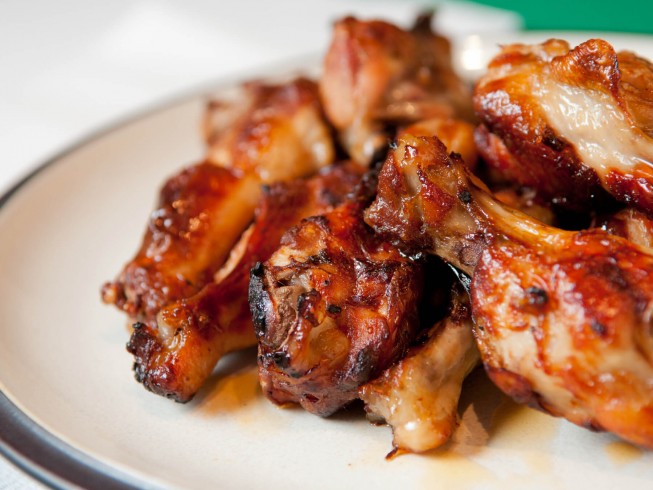 Grilled Honey Barbecue Root Beer Wings Recipe | CDKitchen.com