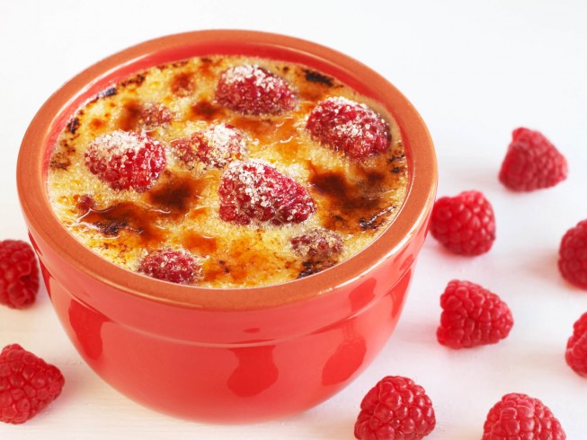 Lowfat Raspberry Creme Brulee Recipe Cdkitchen Com