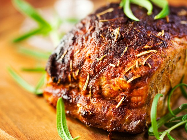 Slow-Roasted Herb And Spice Cured Pork Shoulder Recipe | CDKitchen.com