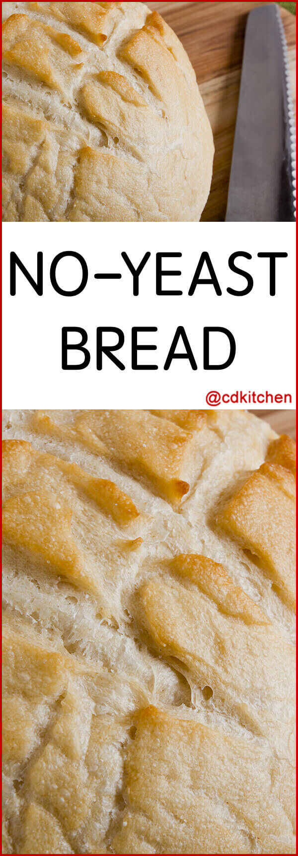 easy bread recipe no yeast no baking powder