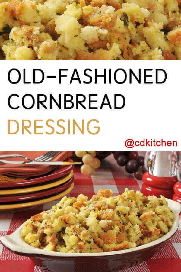 Old-Fashioned Cornbread Dressing Recipe | CDKitchen.com