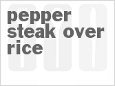 Pepper Steak Over Rice Recipe | CDKitchen.com