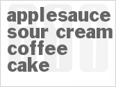 Applesauce Sour Cream Coffee Cake Recipe CDKitchen com