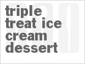 Triple Treat Ice Cream Dessert Recipe | CDKitchen.com