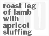 Roast Leg of Lamb with Apricot Stuffing Recipe | CDKitchen.com
