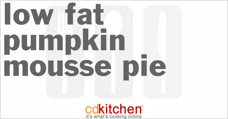 Low Fat Pumpkin Mousse 61