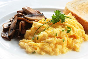 scrambled eggs