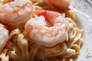 pasta with shrimp