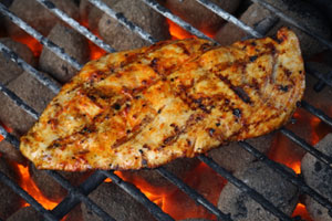 on the grill - chicken