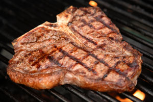 on the grill - steak