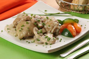chicken with mushroom
