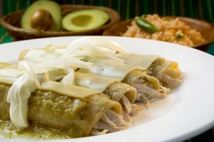 Copycat El Torito Chicken Enchiladas Recipe | CDKitchen.com