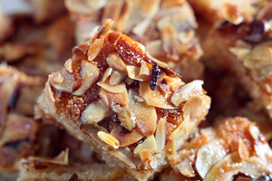 almond bars and squares