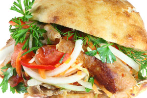 gyros sandwich