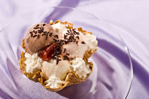 ice cream sundaes