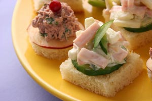 finger sandwiches