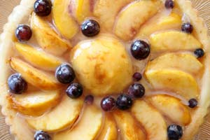 peach dessert