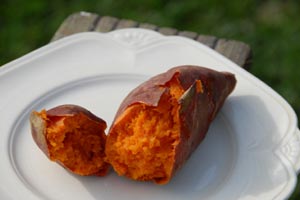 baked sweet potato