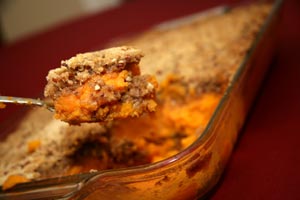 candied sweet potatoes or yams