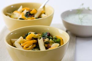 pasta with spinach