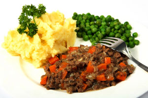 ground beef and potatoes