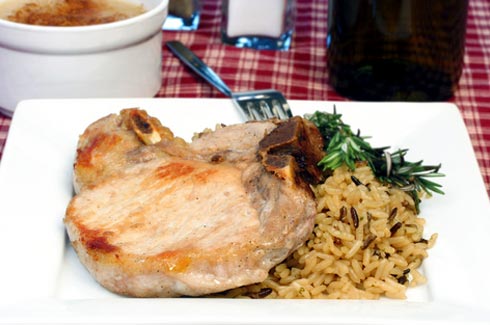 Pork Chops With Rice