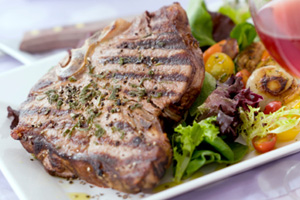 steaks and chops