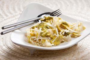 pasta with poultry