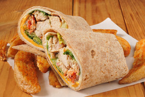 kid-friendly wrap sandwich