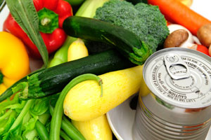 canned soup