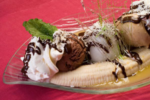 banana dessert