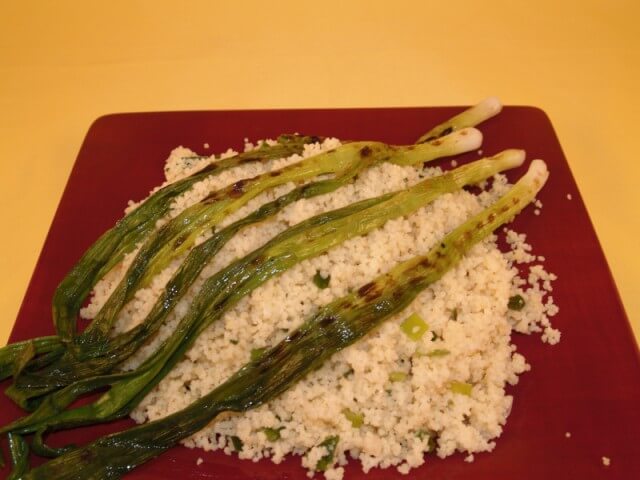 photo of Couscous With Grilled Scallions