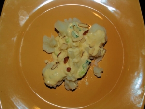 recipe for cauliflower amandine
