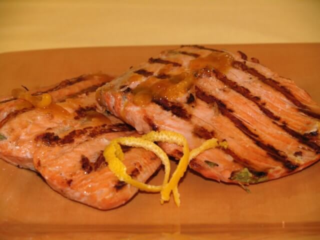 photo of Grilled Salmon With Citrus Sauce