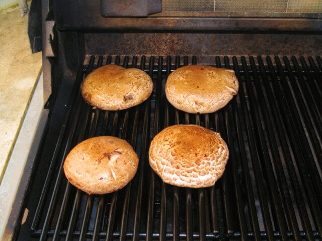 photo of Tomato & Olive-Stuffed Portobello Caps