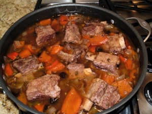 recipe for red pepper braised short ribs