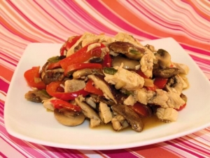 recipe for mushroom & chicken teriyaki
