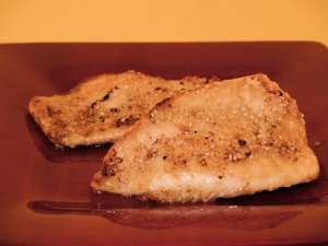 recipe for sesame-crusted tilapia fillets