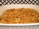 Make-Ahead Fluffy Mashed Potato Casserole With Crisp Onion Topping