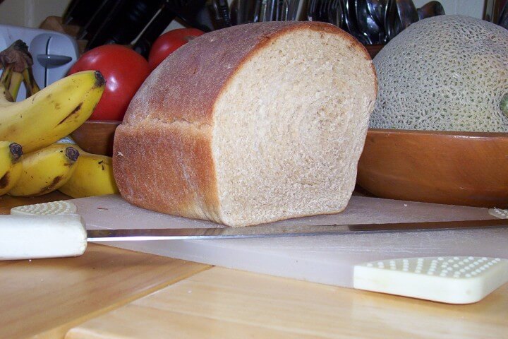 photo of 100% Whole Wheat Food Processor Bread