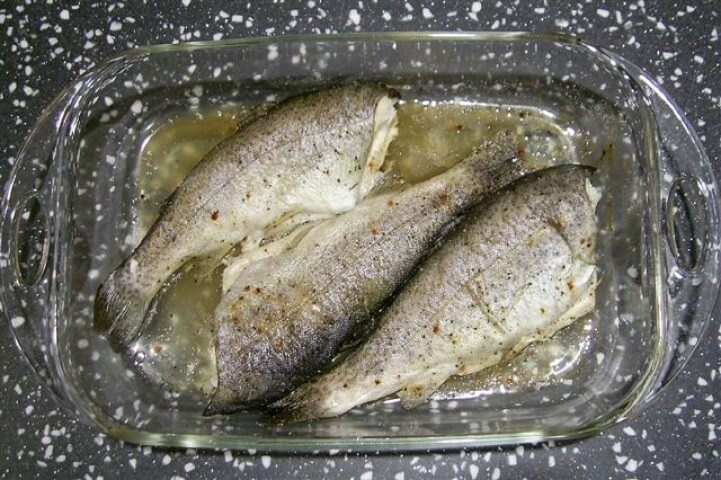 recipe for two ingredient baked trout