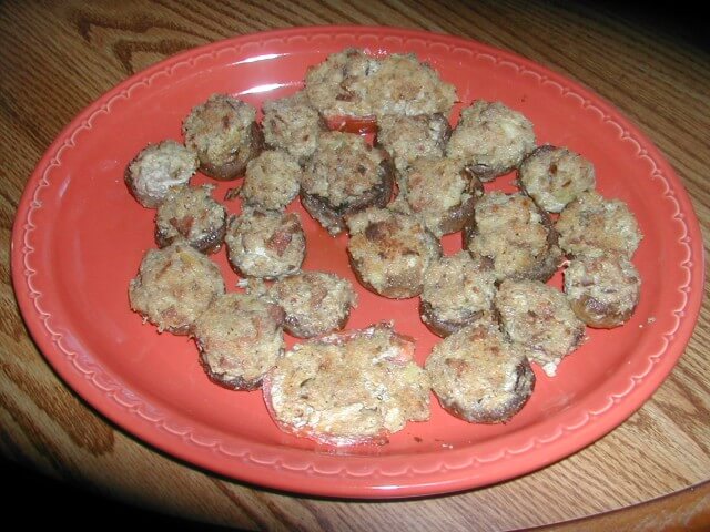 photo of Bacon and Cream Cheese Stuffed Mushrooms