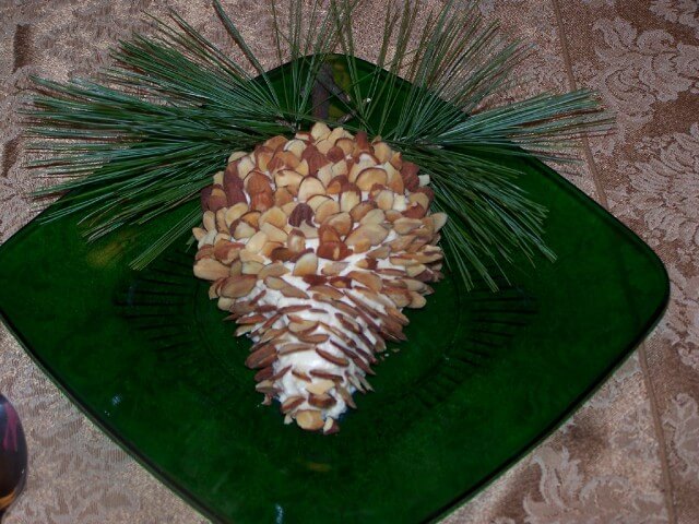 photo of Almond Cheese Pinecone