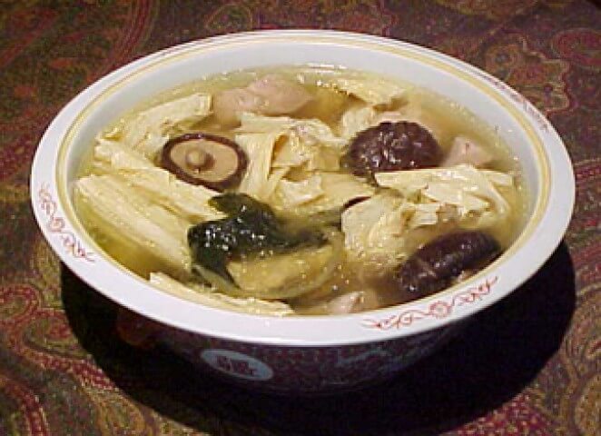 Crock Pot Dried Bean Curd Soup With Shiitake Mushrooms Recipe CDKitchen